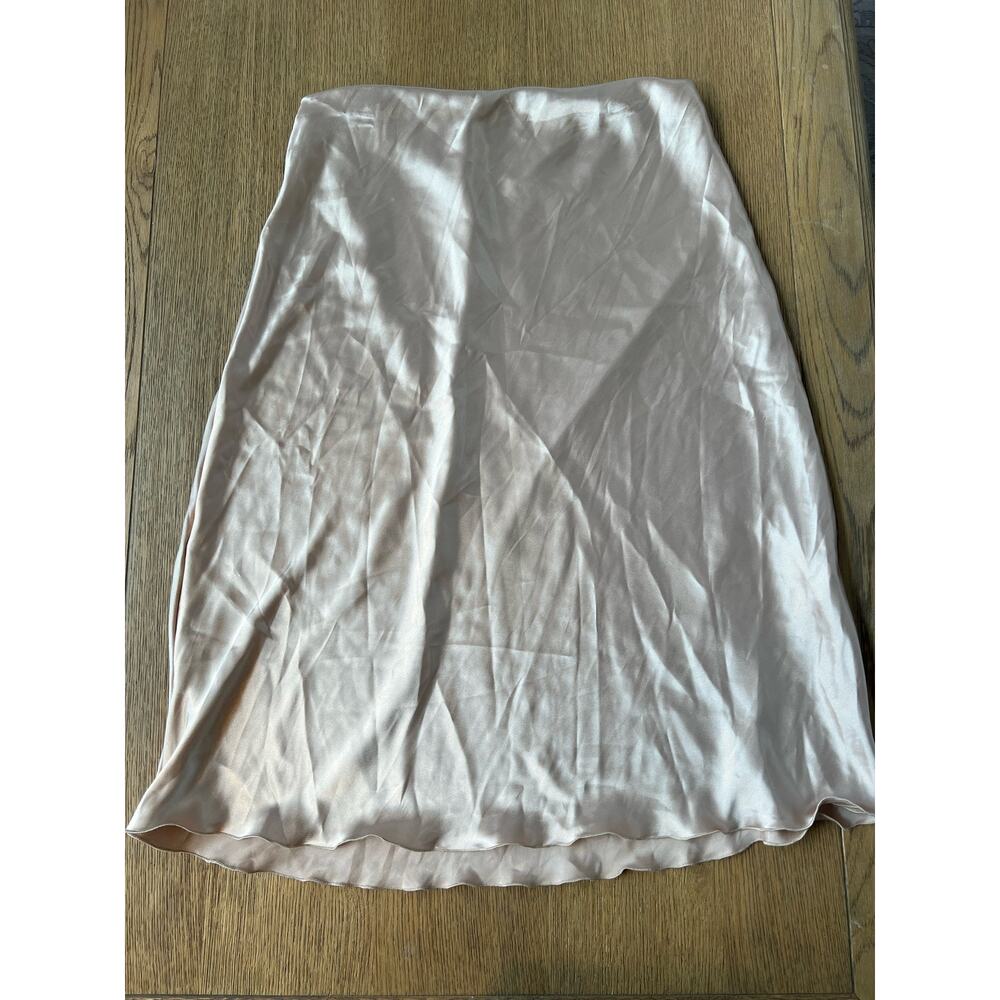 Nicole Miller XL
Champagne Satin Midi Skirt - Picture 2 of 3